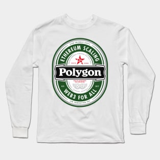 Polygon Beer Label Long Sleeve T-Shirt